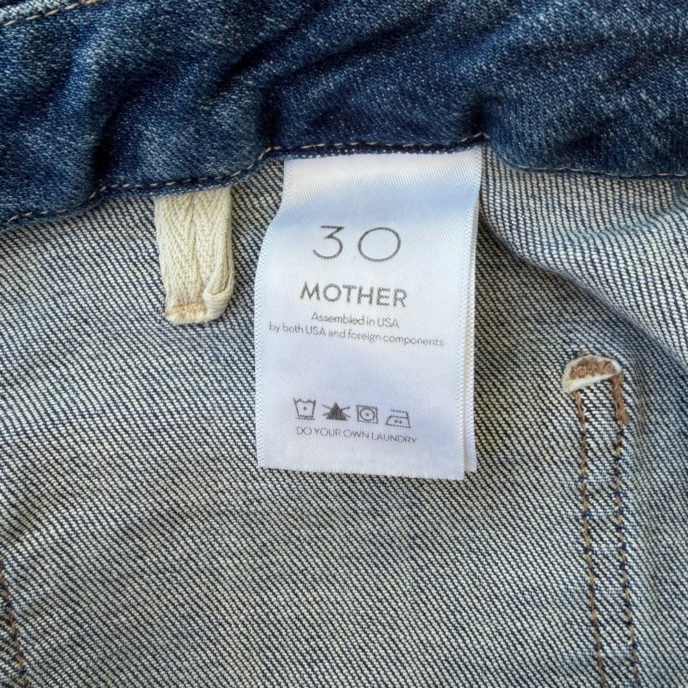MOTHER The Patch XYZ Looker High Rise Skinny Jeans 30 - Picture 9 of 12